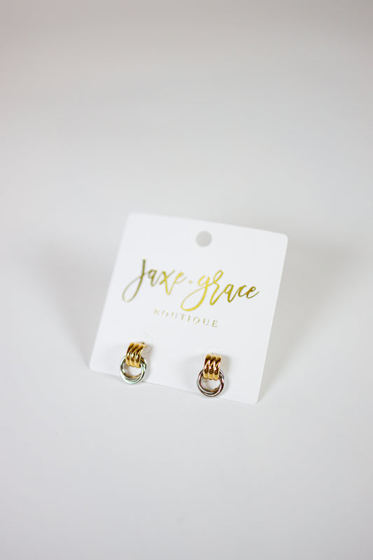 TT Love Knot Doorlocker Earrings Jaxe + Grace Boutique