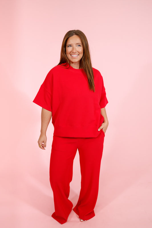 Ruby Ribbed Pants Set