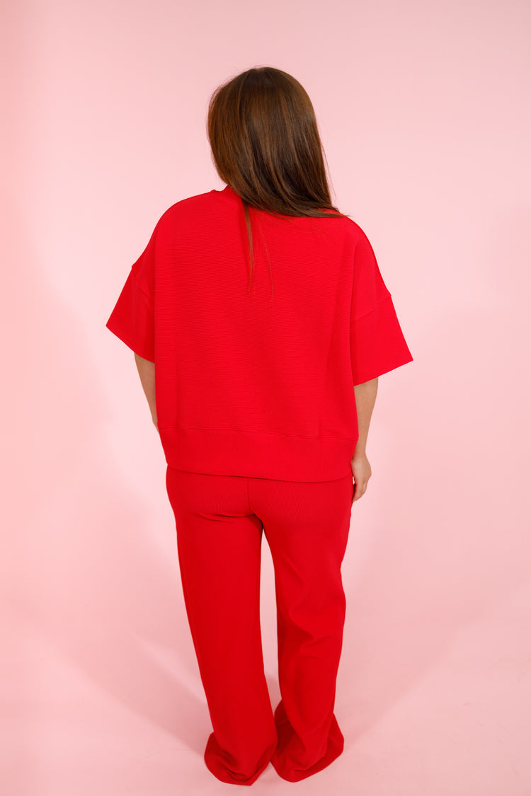 Ruby Ribbed Pants Set
