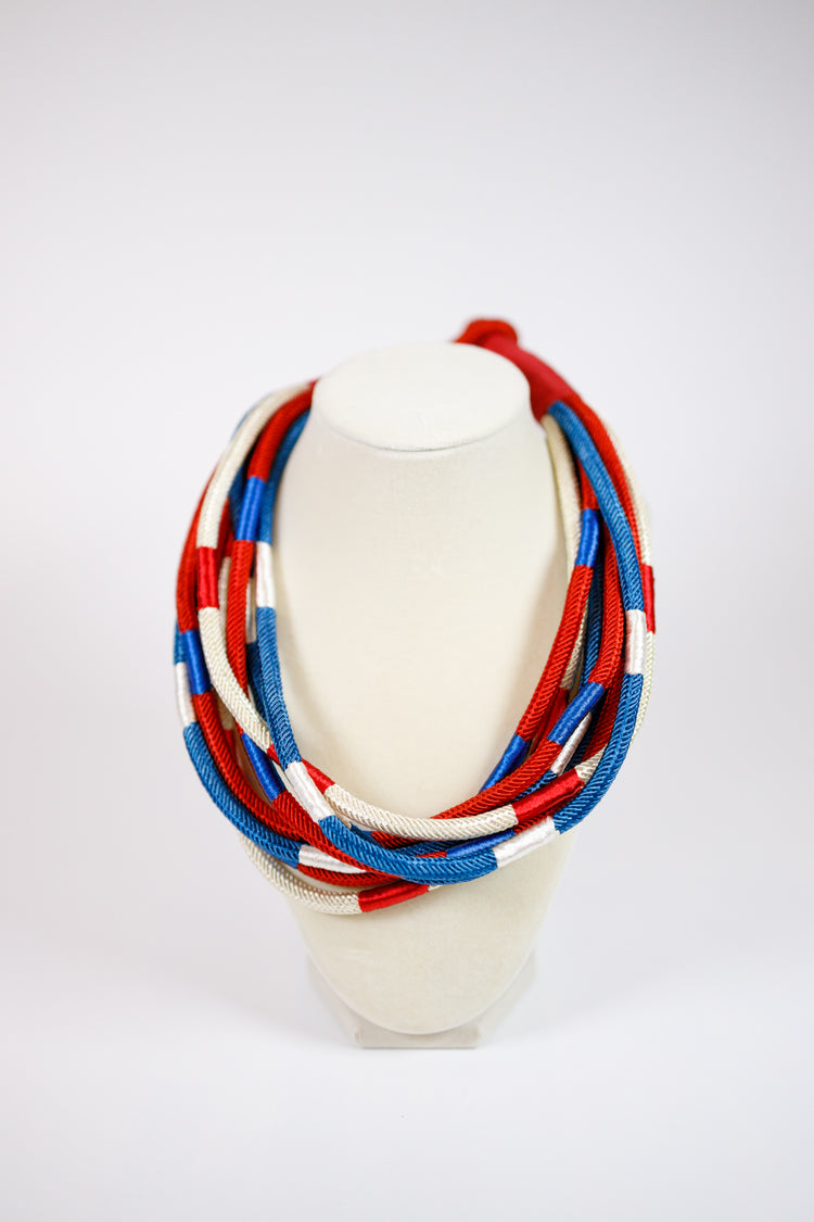 Original Slub 8-strand Necklace, VARIOUS