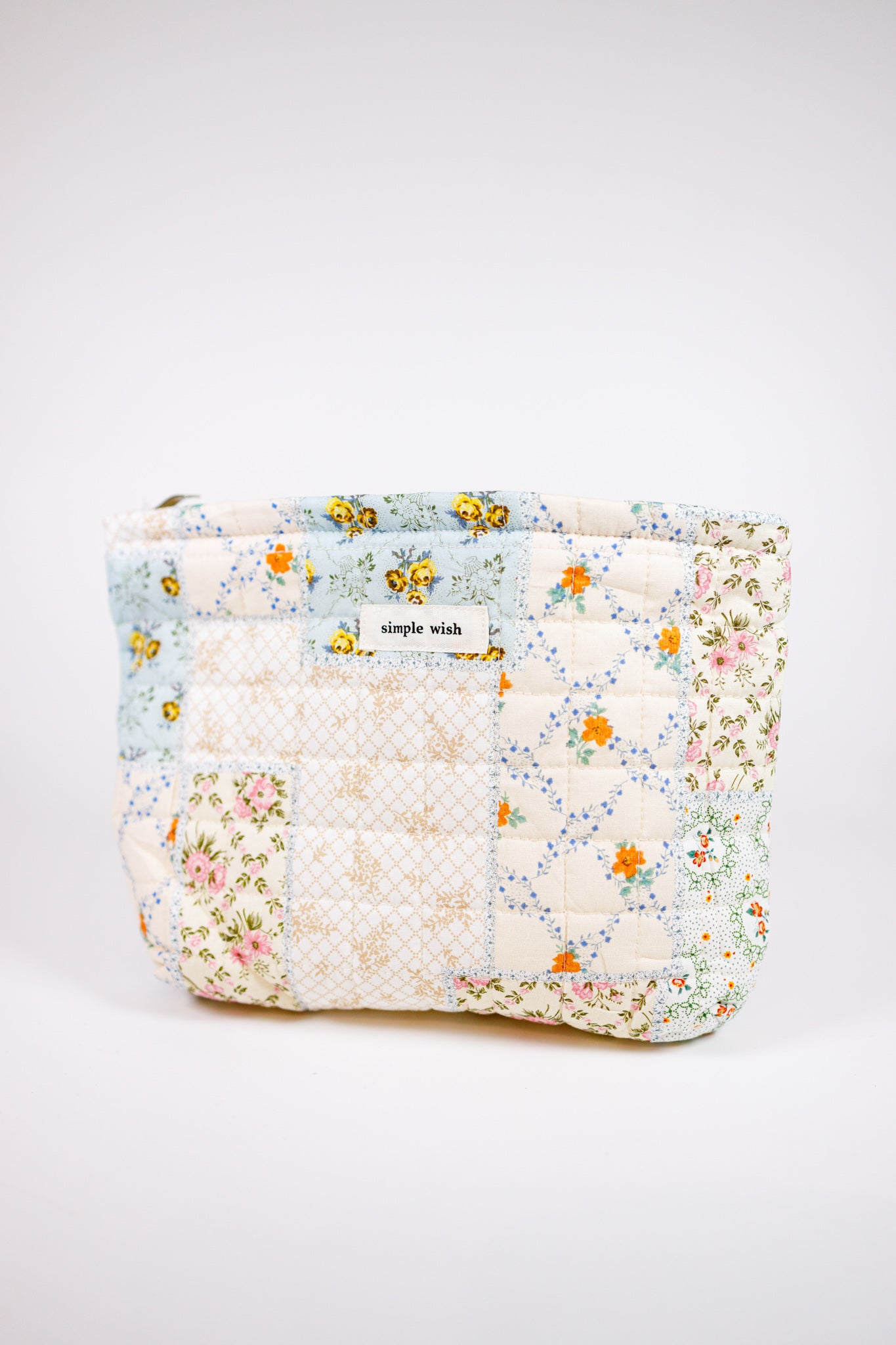 Floral Quilted Cosmetic Bag, VARIOUS Jaxe + Grace Boutique