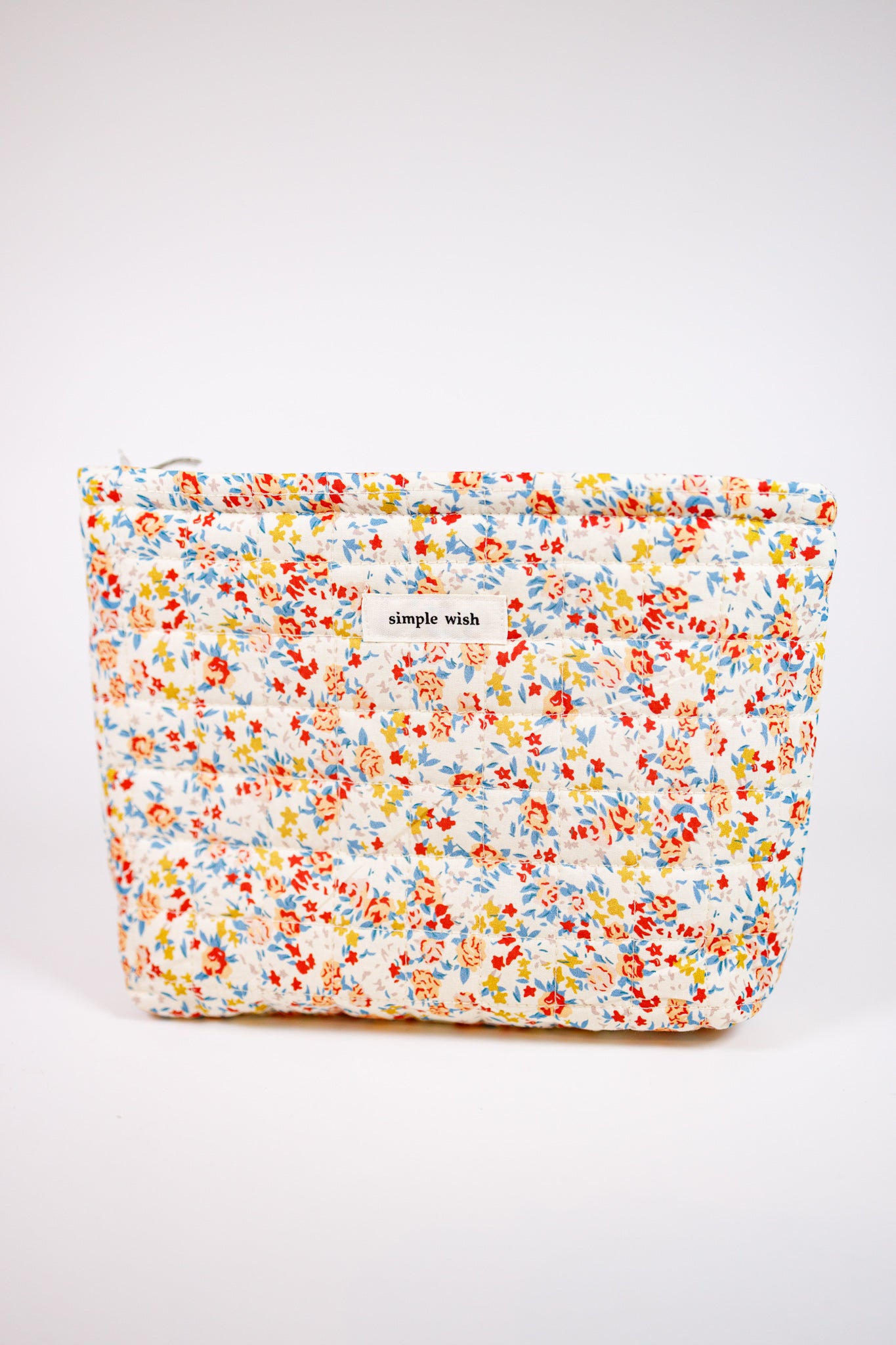 Floral Quilted Cosmetic Bag, VARIOUS Jaxe + Grace Boutique
