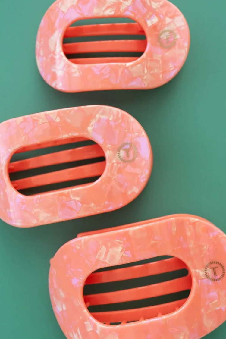 TELETIES - Round Flat Hair Clip