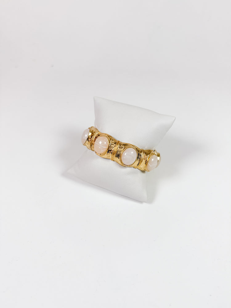 Vintage Oval Stone Bracelet, VARIOUS