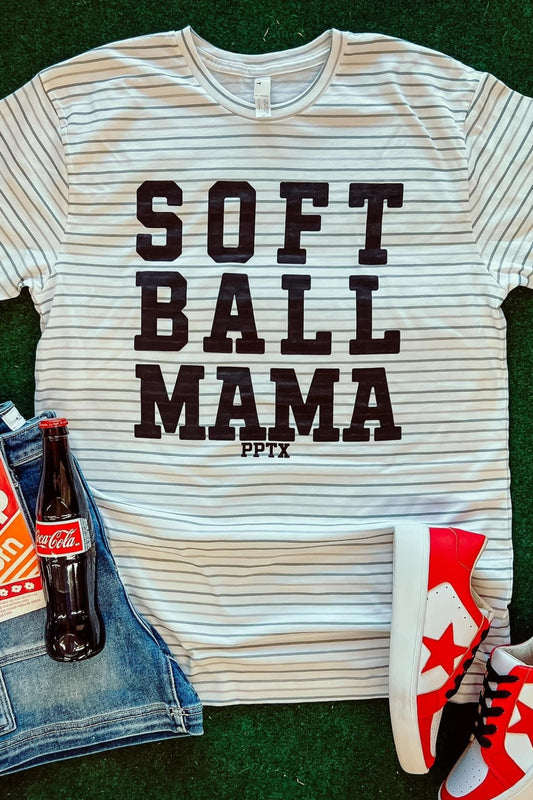 "Softball Mama" Graphic Tee, S-3XL
