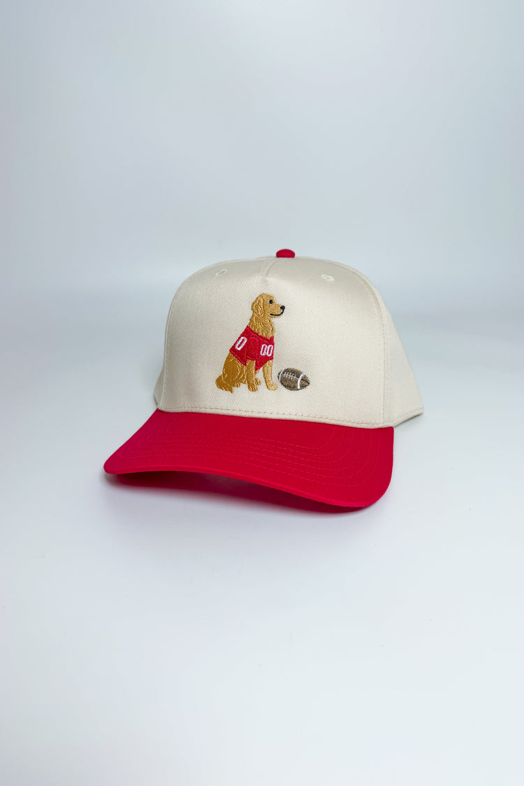 Golden Retriever Football Hat, VARIOUS Jaxe + Grace Boutique