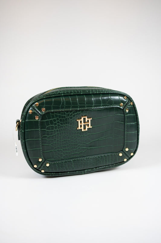 Caroline Hill - Sloane Studded Crossbody Hunter Green Ec