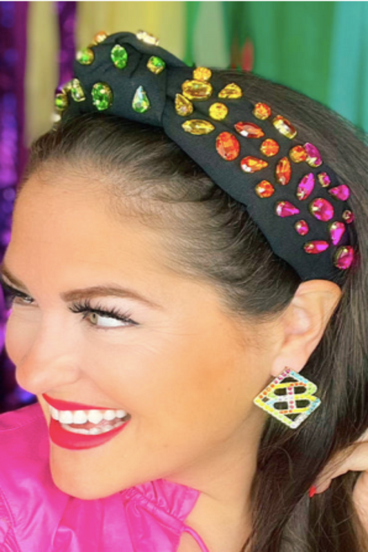 Brianna Cannon  Graux Tigers Cross Stitch Headband - Josie Dylynn Boutique