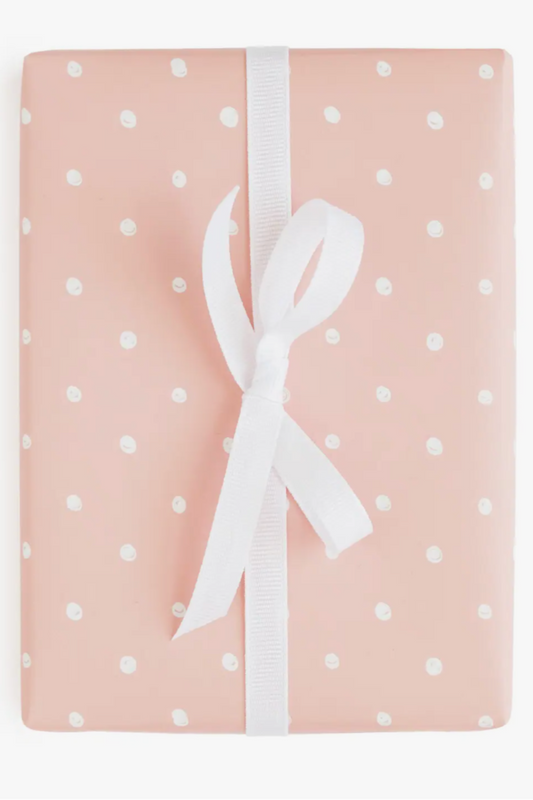 Rose Dot Wrapping Paper Roll