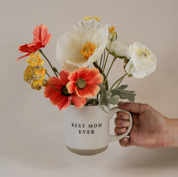 "Best Mom Ever" Stoneware Coffee Mug