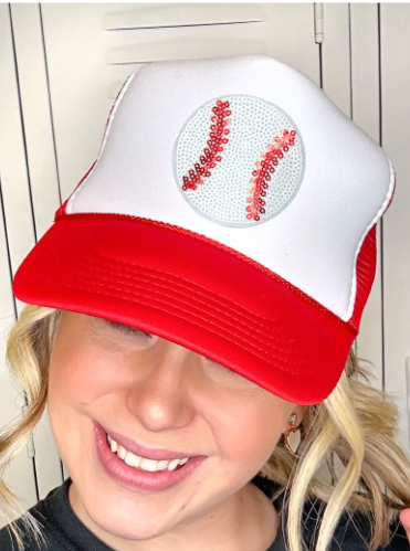 Sequin Baseball Hat, VARIOUS