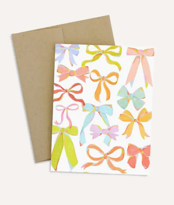 Blank Bow Greeting Cards, VARIOUS