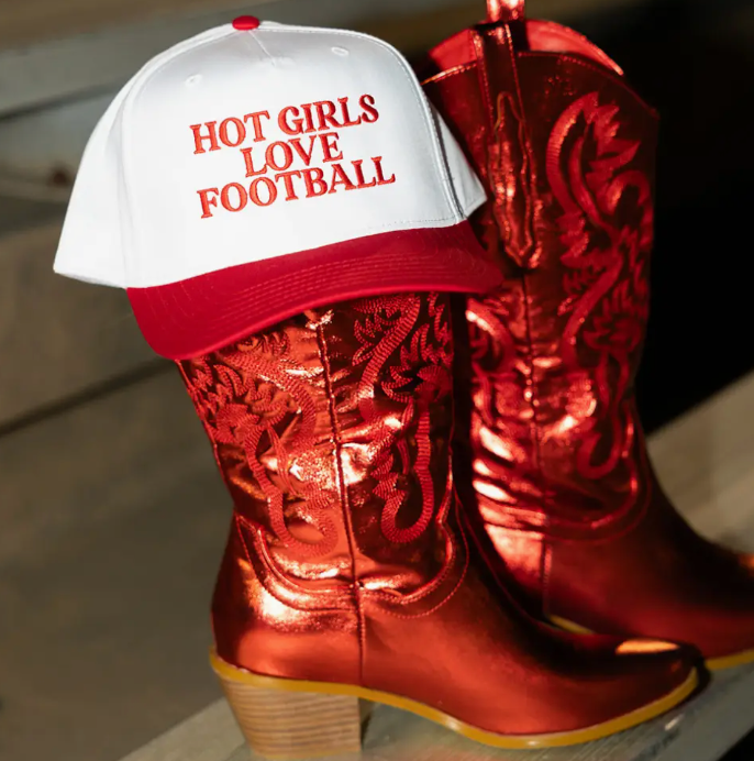 "Hot Girls Love Football" Hat, VARIOUS