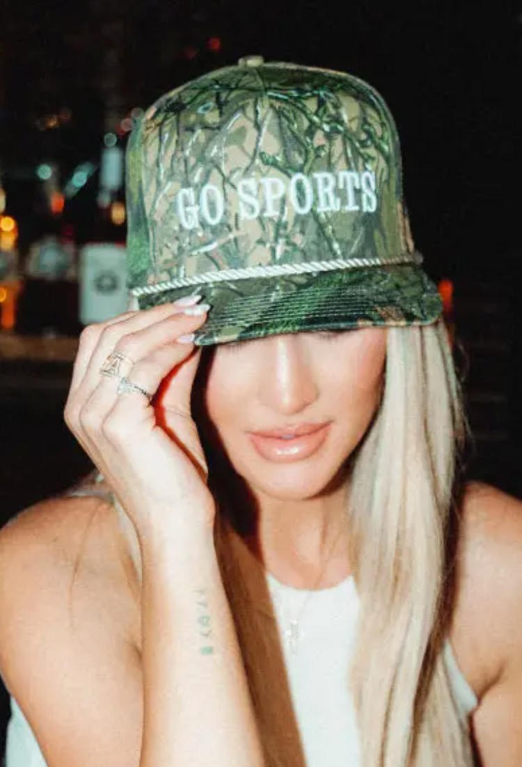 Camo GO SPORTS Trucker Hat