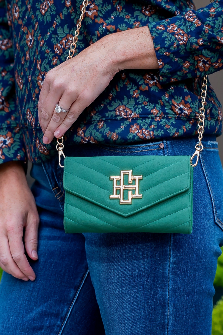 Caroline Hill - Carlington Crossbody - GREEN VQ