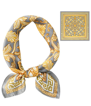 Vintage Print Bandana Scarf