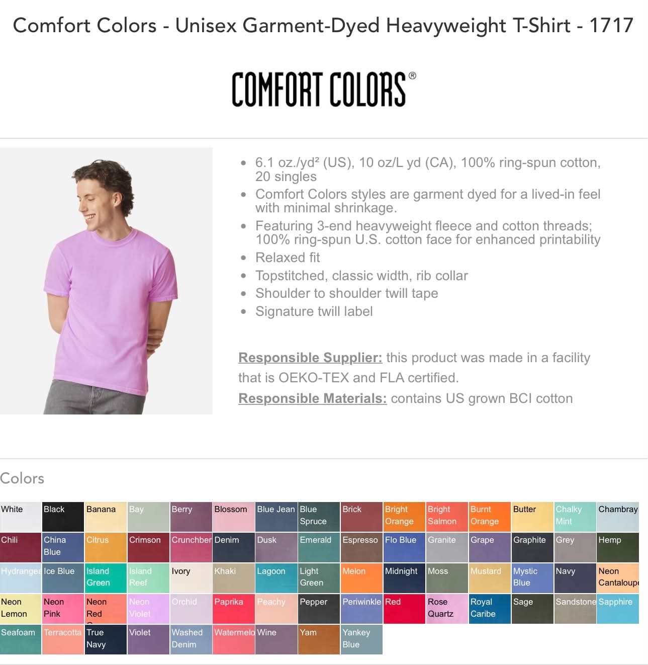 Jaxe + Grace Comfort Color LOGO TEES, VARIOUS Jaxe + Grace Boutique
