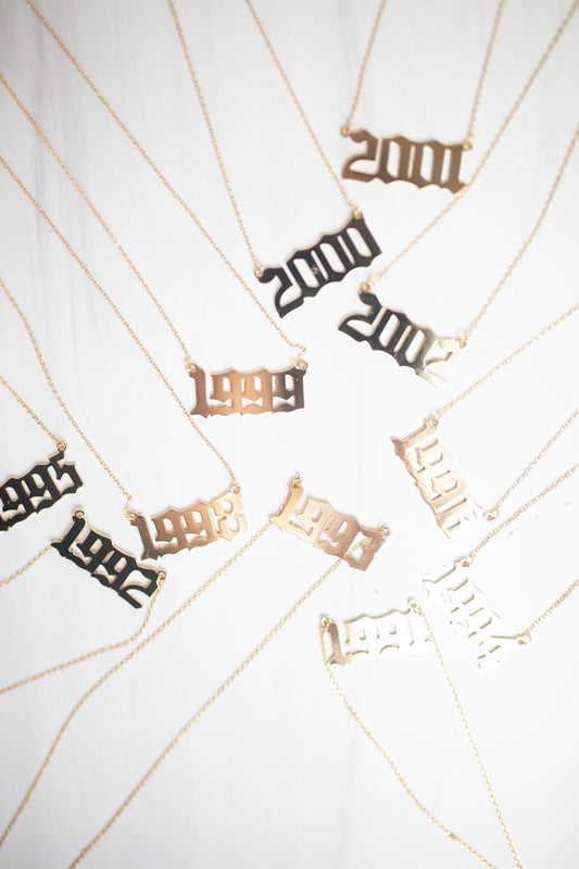 Year Necklaces