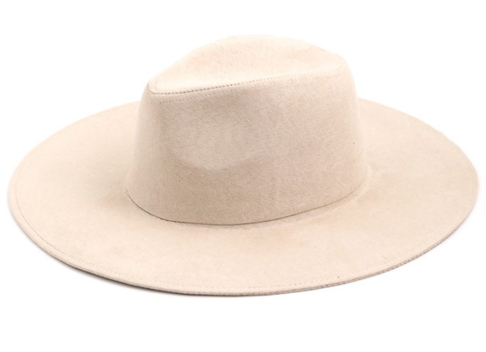 Plain Suede Brim Hat, VARIOUS COLORS