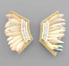 Seed Bead & Wing Earrings, VARIOUS