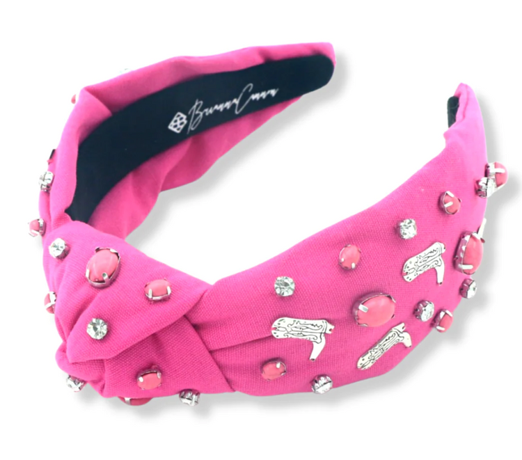 Brianna Cannon Let's Go Girls Pink Boot Headband