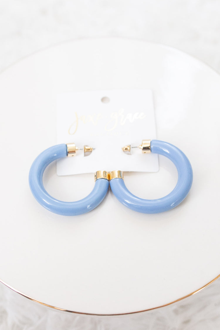 Acrylic Color Hoops, VARIOUS COLORS